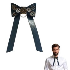 XCSJ Steampunk Fliege, Einstellbar, Retro Fliege, Getriebe Retro Krawatte, St...