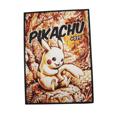 Pokemon Themed Pikachu 3D Printed Framed Art