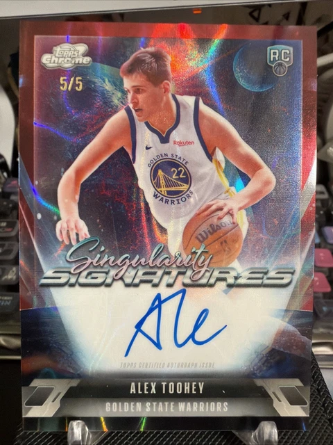 Alex Toohey 2025-26 Topps Cosmic Chrome #SS-ATO RED Auto Refractor SSP # /5