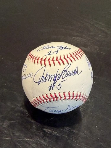 Pete Rose & "The Big Red Machine" Signed Baseball with PSA/DNA COA