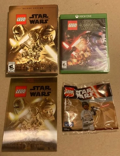 LEGO Star Wars The Force Awakens Deluxe Edition Xbox One Game Complete Minifig