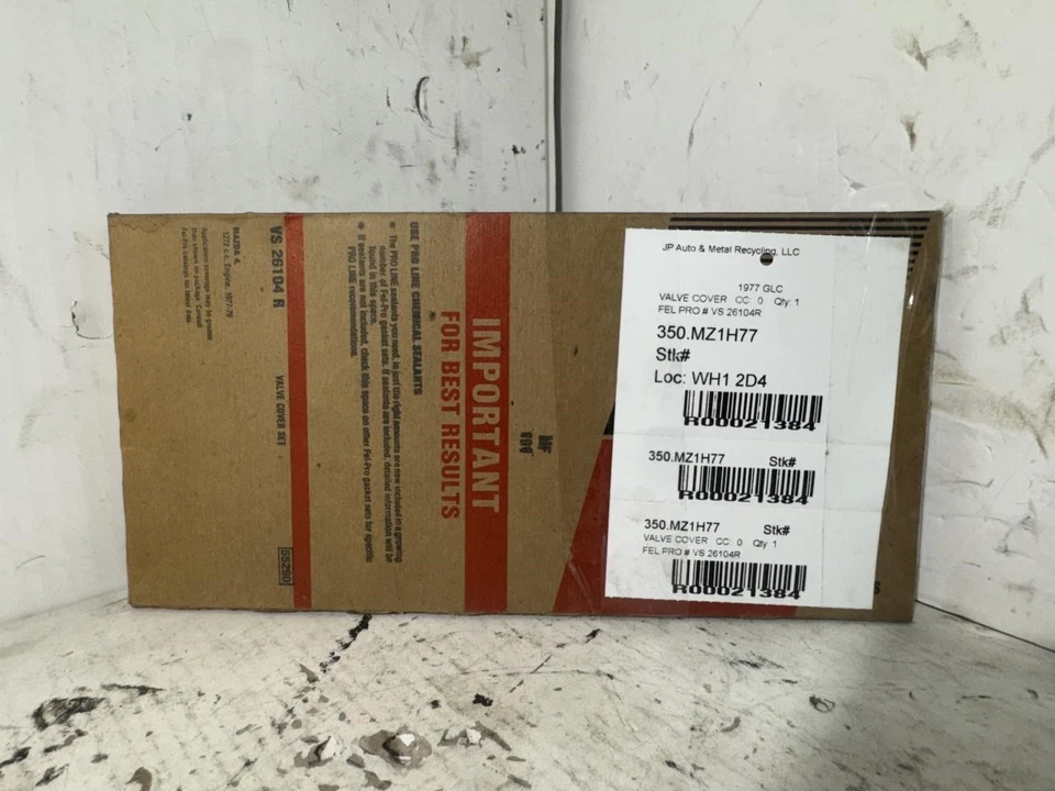 Juego de juntas de cubierta de válvula Mazda GLC 1977 (Fel-Pro #VS26104R) Foto 2 de 3