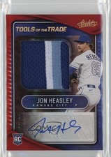 2022 Panini Absolute Spectrum Red /50 Jon Heasley #TTJS-JH Auto 11bi