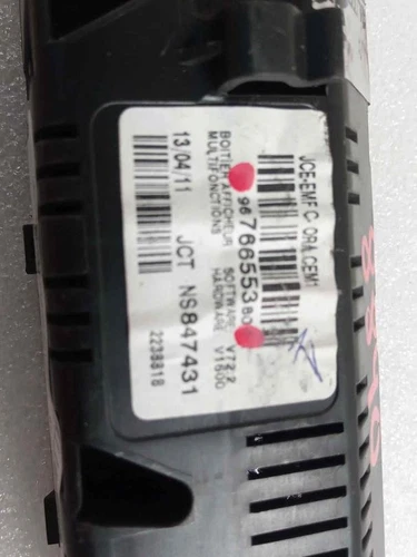 9676655380 Pantalla Multifuncion para PEUGEOT 407 SW Premium 2007 529268 - Bild 7 von 10
