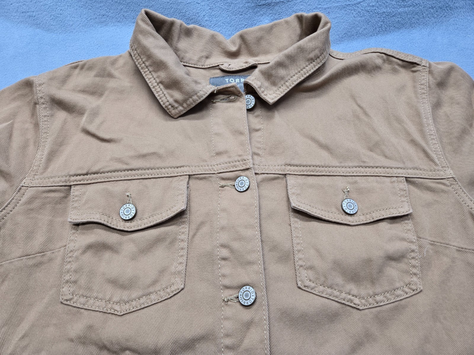 Torrid Corduroy Jean Jacket Java Tan  Torrid Size… - image 4