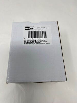 LunaPro 48H470 Non-Spillable Sealed Lead Acid Battery CP6-4 DC 6V 4.5Ah