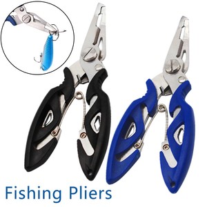 MNFT Fishing Plier Scissor Braid Line Lure Cutter Hook Remover.Tackle Tool red