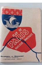 Plan de Paris 1953, éditeur Bondel Larougery