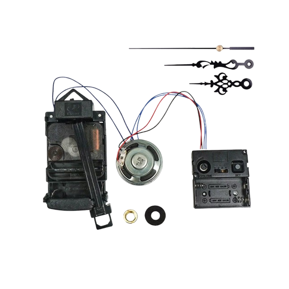 Kit Meccanismo Orologio Quarzo Con Lancette | Ricambio Universale Fai Da Te Per Orologi Da Parete - 3