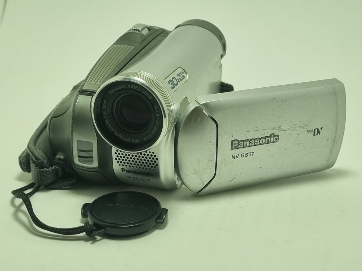 Panasonic NV-GS27 Camcorder Video Camera Grey Silver Mini DV Panasonic NV-GS27 Camcorder Video Camera Grey Silver Mini DV