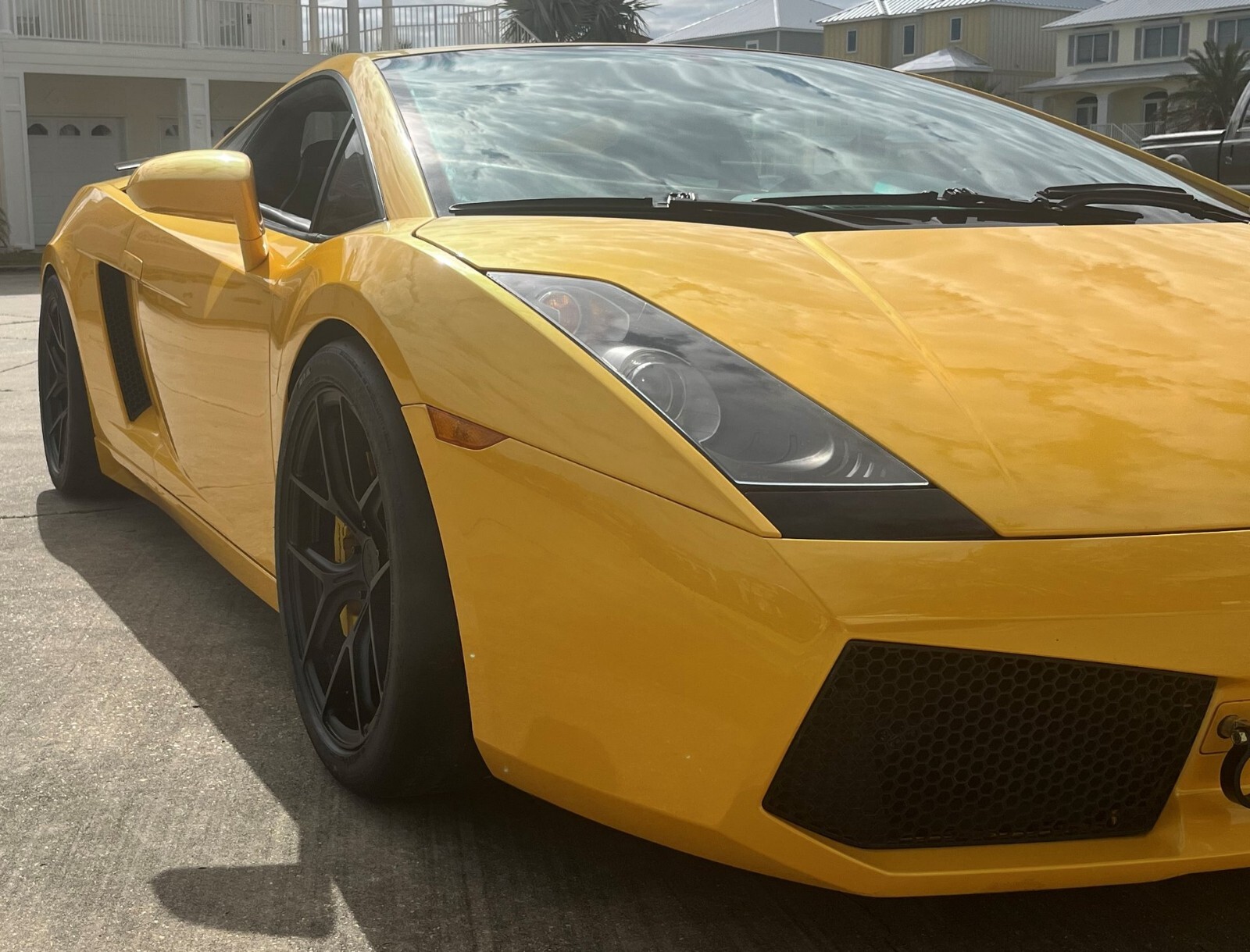 LAMBORGHINI GALLARDO TRACK RIMS TIRES HOOSIER AUTOCROSS SLICKS SET WHEELS 