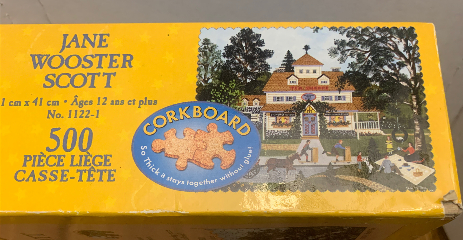 Jane Wooster Scott 500 Piece Cork Jigsaw Puzzle Tea N’ Tea 21081011228