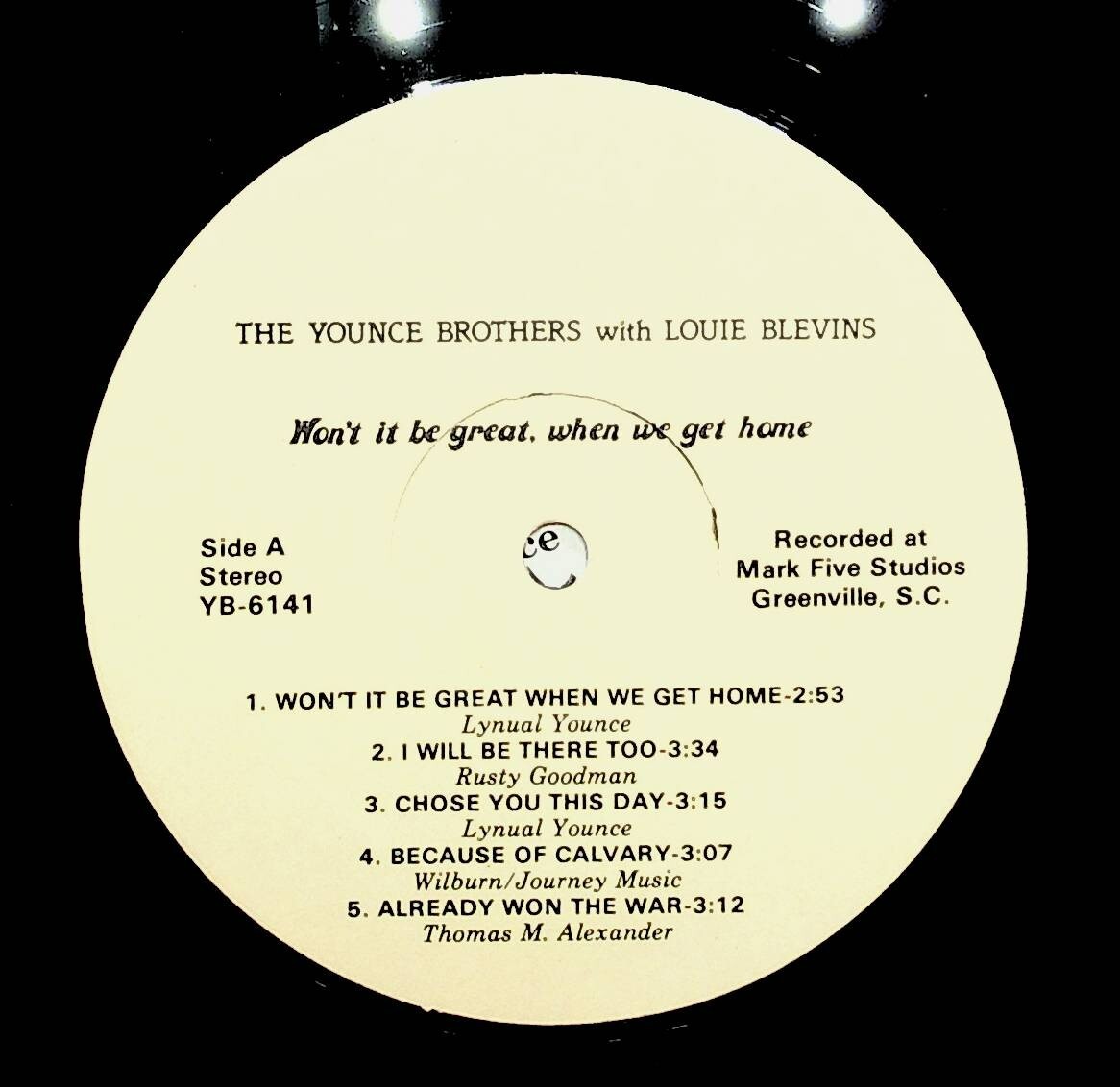 Younce Brothers Louie Blevins Wont It Be Great When Get Home Vinyl