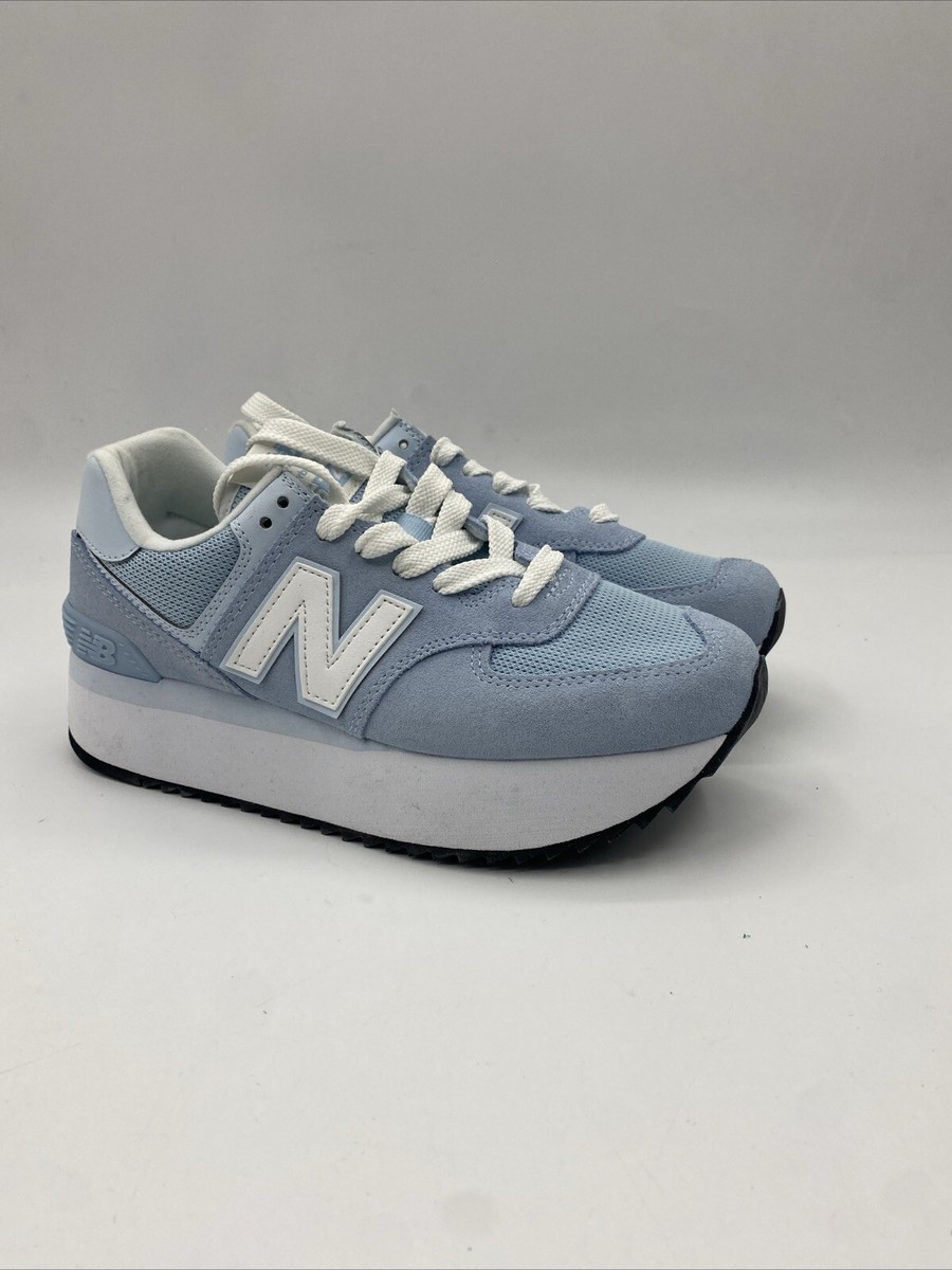 New Balance 574+ Light Chrome Blue/ Quarry Blue WL574ZSW