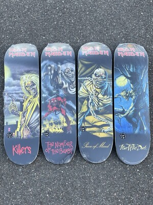 Iron Maiden Final Edition x Zero Skateboard Skate Deck (Set of 4