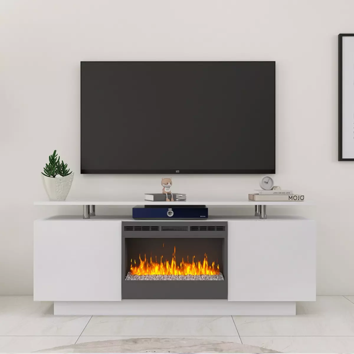Broyhill tv stand with fireplace deals