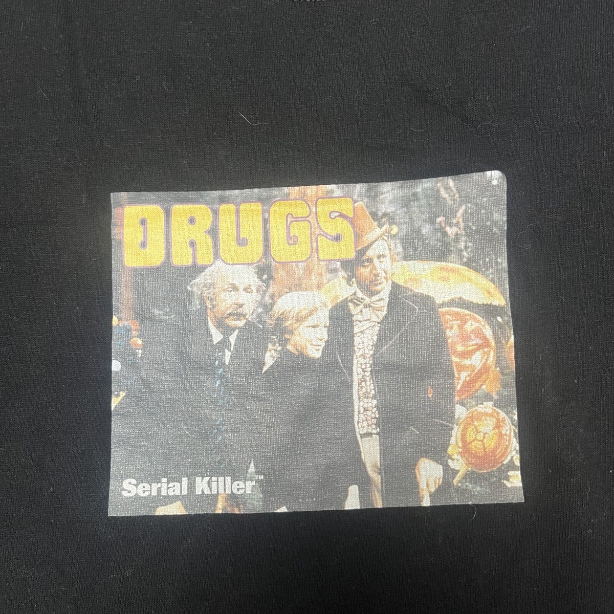 Vintage Serial Killer Drugs Willy Wonka Movie T Shirt L | eBay