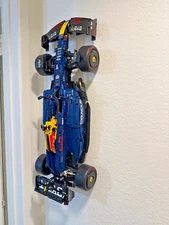 3D Printed Vertical Wall Mount for LEGO Technic Red Bull RB20 F1 Car (42206)