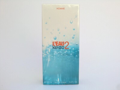 Kenzo L'eau 2 Homme EDT Spray 100 ml 3,4 fl.oz, sigillato | eBay