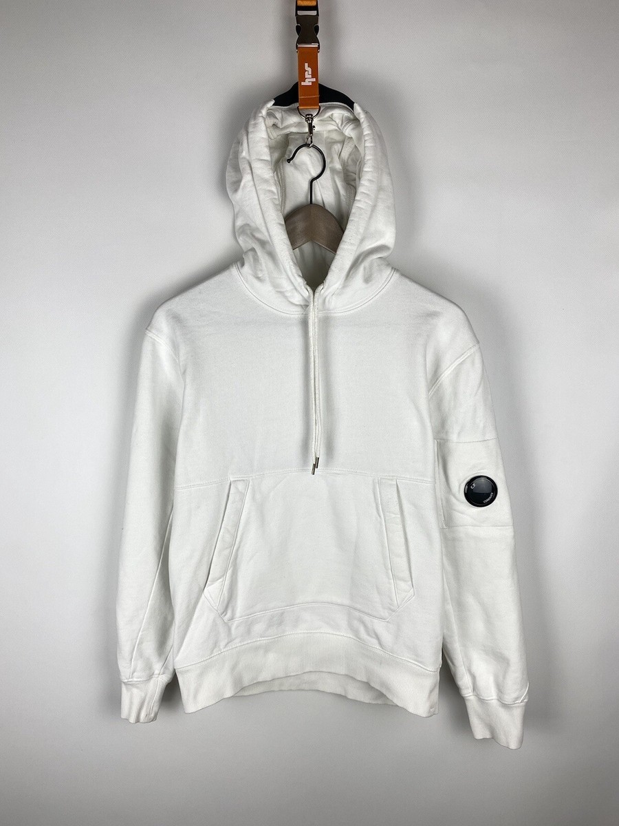C.P. COMPANY DIAGONAL RAISED FLEECE PULLOVER HOODIE Sz S | eBay
