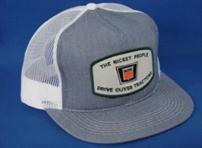 Oliver Nicest Tractor Hat - Denim/White Mesh - K Brand K Products - US Assembled