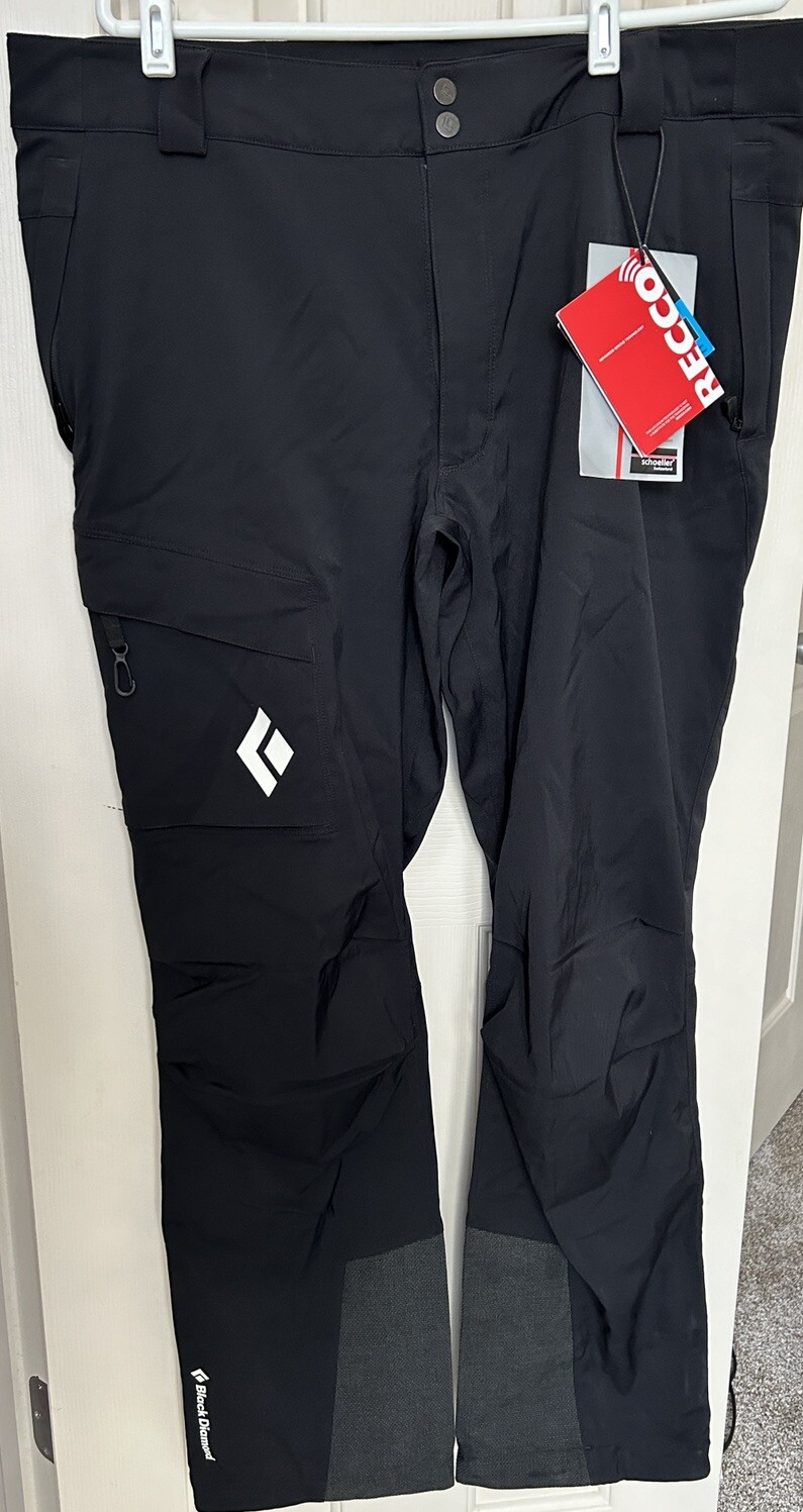 Nuevos con etiquetas Pantalones Schoeller Para Hombre Talla Grande Negro Diamante Patrulla del Amanecer LT RECCO
