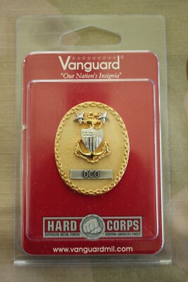 USCG COAST GUARD E-9 DEPUTY COMMANDANT MASTER CHIEF FULL SIZE GOLD BREAST BADGE