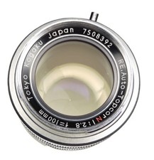 Topcon RE Auto-Topcor N 100mm f2.8 Navy version 7508392 ........... Rare