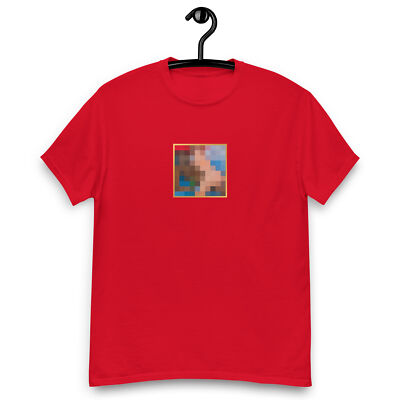 Kanye West MBDTF Red T-Shirt Men's classic tee Music Album Art