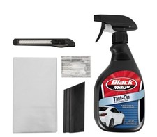 Black Magic Tint Film Application Kit Tint-on Solution Angled Squeegee Knife 5