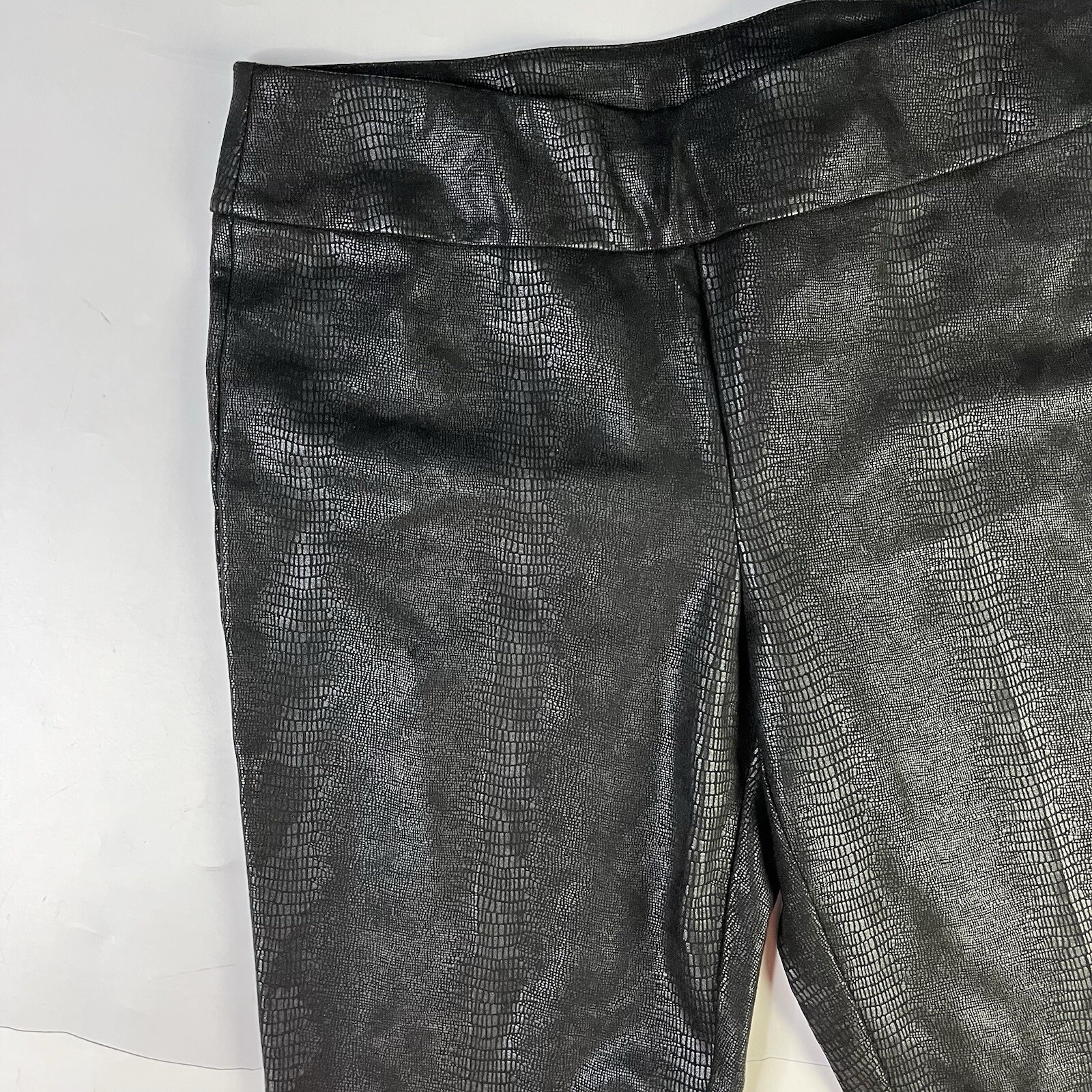 Soft Surroundings Black Foil Python Charlize Pont… - image 4