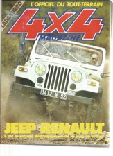 4X4 MAGAZINE N°15 JEEP RENAULT / LADA TURBO / MONTER UN AUTOBLOQUANT SUR JEEP