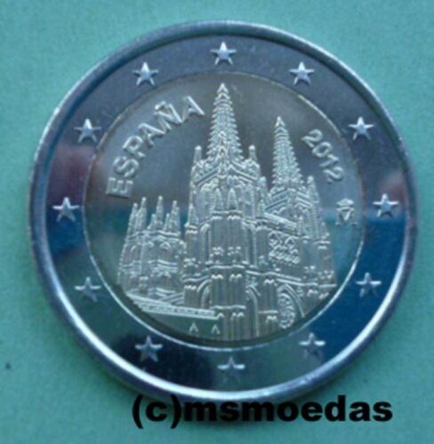 Espagne 2 euros 2012 cathédrale de Burgos pièce commémorative pièce en euros commémorative - Photo 1/1