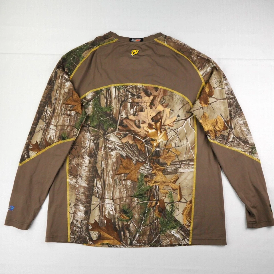 Scent Blocker Shirt Mens XL Long Sleeve Real Tree Xtra Camo Hunting Trinity 1.5 - Image 2 of 4