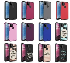 For T-Mobile TCL REVVL 4+ 5062Z 5062W ShockProof Hybrid Case Phone Cover 