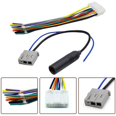 Für Nissan für Infinitive Serie Radio Anschluss Kit mit Antennenadapter
