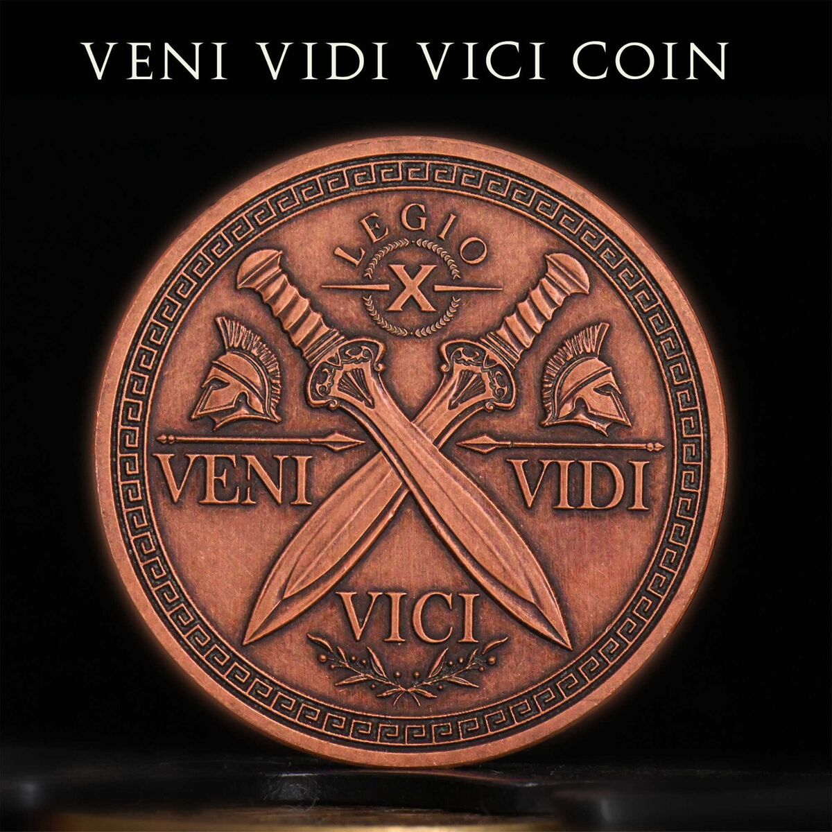 Veni Vidi Vici Coin, EDC Reminder Coins