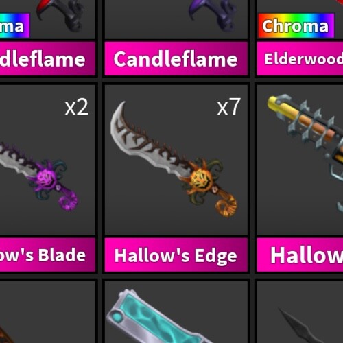 Roblox Murder Mystery 2 MM2 Hallows Edge Godly Knife (Halloween 