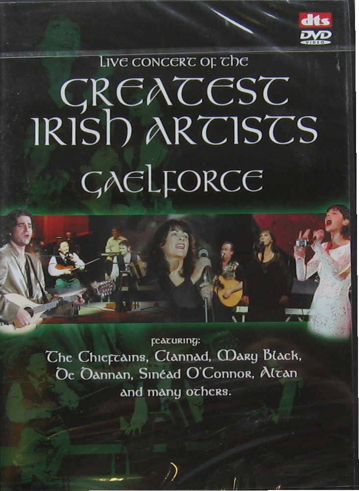 Live Concert Of The Greatest Irish Music Artists - GAELFORCE DVD - New & Sealed