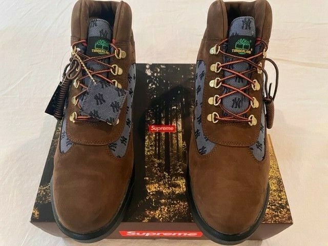 Buy Supreme x New York Yankees x Field Boot 'Black' - TB0A5T17 015