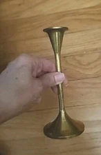 Brass Candle Holder* THAILAND* VTG.6 IN TALL