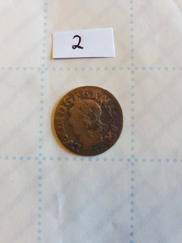 1643 French Double Tournois Coin    *2 - Bild 1 von 4