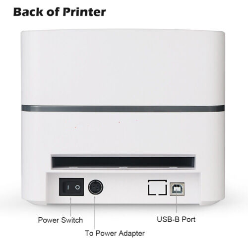 100x150mm Bluetooth Label Printer A6 4x6" Direct Thermal Shipping Address Label - Picture 5 of 18