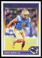 2024 Panini Score Football Gabriel Murphy ROOKIE Minnesota Vikings Card no.376