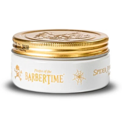 BARBERTIME Hair Styling Pomade Wax | Strong Hold | Keratin Spider Pomade 150ml