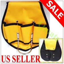 LOT OF 2 HEAVY DUTY Hardware Tool Waist Hanger Bag Pouch Organizer WHOLESALE