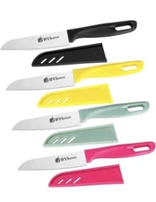 BYkooc Paring knives 8 pieces Paring Knives (4PCS Peeling Knives and 4PCS Knives
