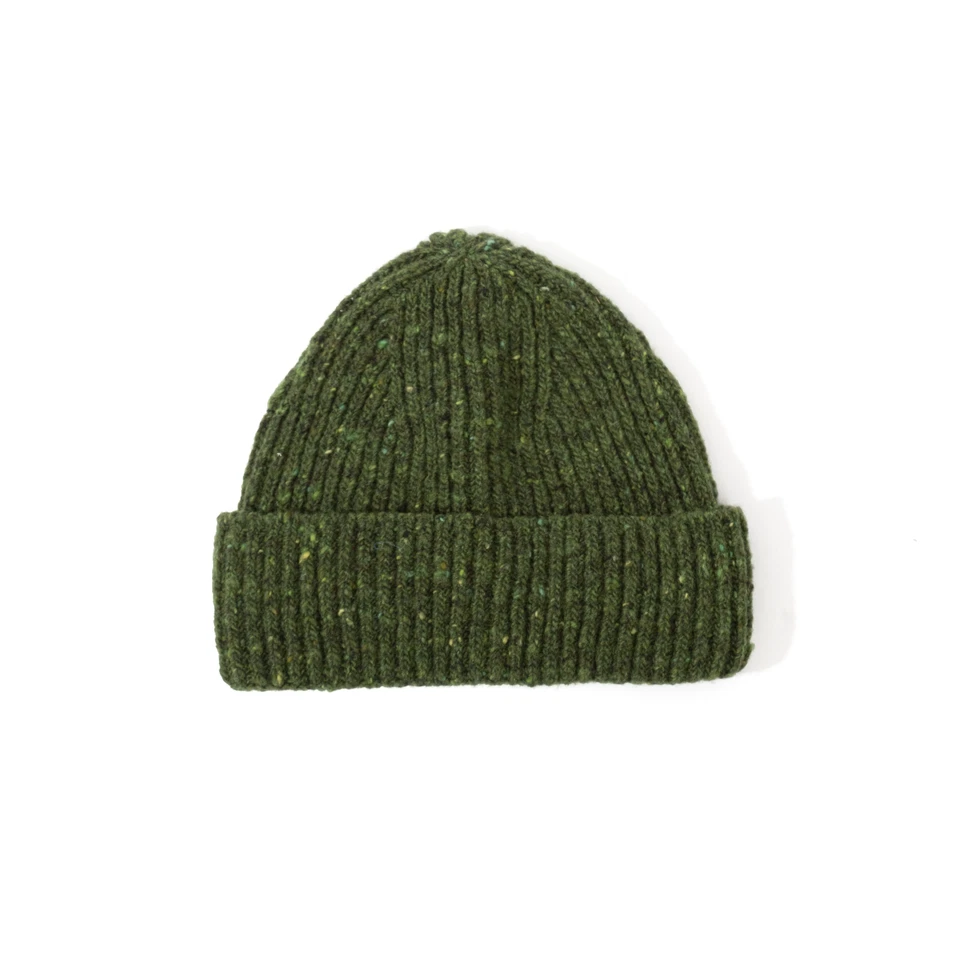 Donegal Knit Beanie - Watch Cap - Fisherman Rib Beanie