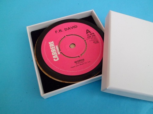 DRINKS COASTERS Vinyl Record Upcycled SINGLES Records All Artists List F - Picture 183 of 221