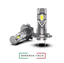 2 Lampade H7 CANBUS a LED Con Ventola Integrata Fari Auto Moto Lampadine 6000K